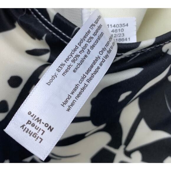 NEW Lane Bryant Sz 26 Lightly Lined No-Wire Palm Paradise Swimsuit Top Only NWOT - Picture 6 of 7